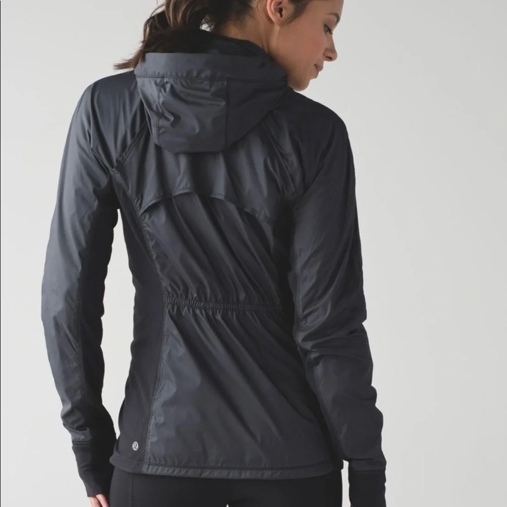 lululemon Rush Hour Jacket Size 6 Black - Picture 2 of 11